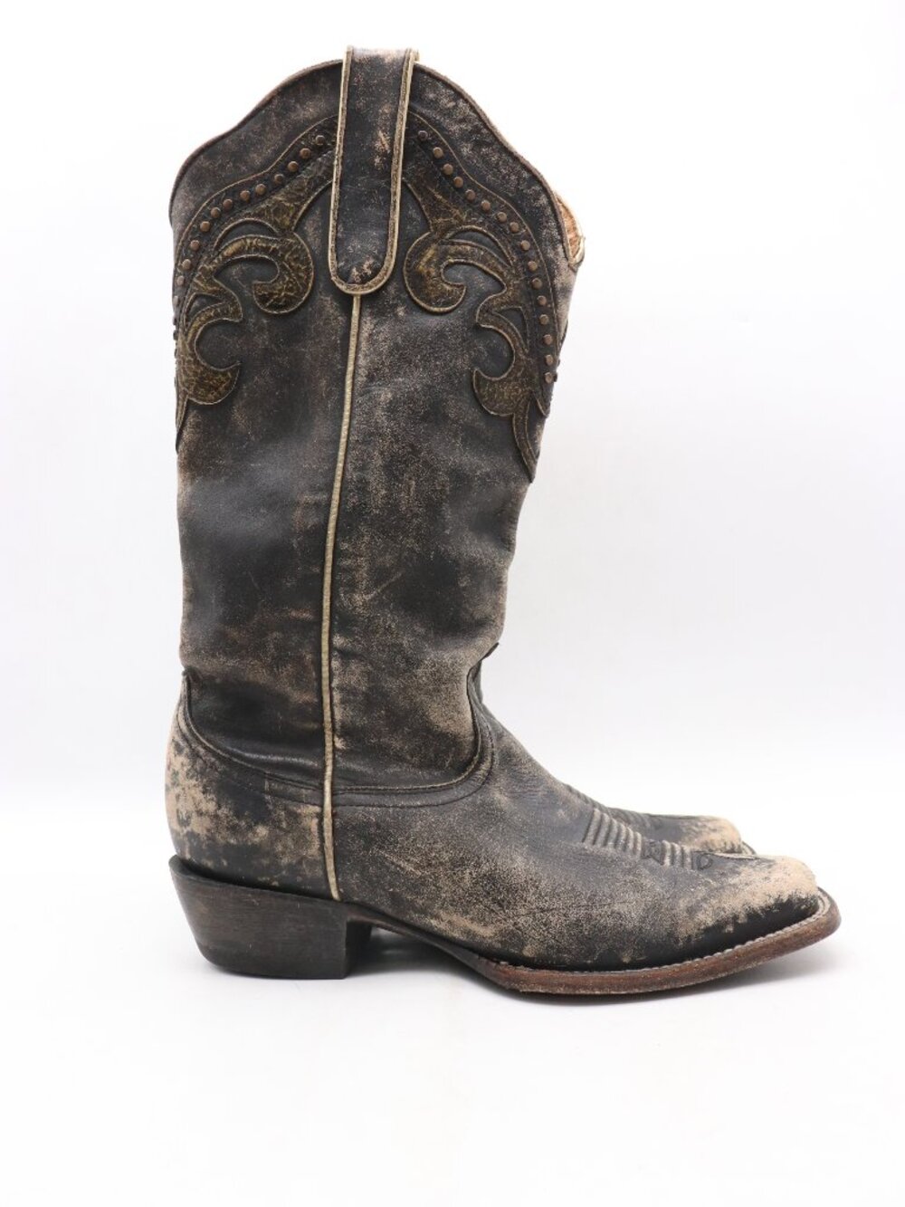Idyllwind Tough Cookie Women's Size 8 B Western Boot Black Brown Distressed